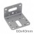 60x40mm Angle Bracket - 62mm width