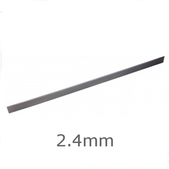 30x2.5 Galvanised Steel Water Bar - 1m 30x2.5 Galvanised Steel Water Bar - 1m