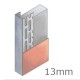 13mm Galvanised Steel Plasterboard Edge Bead - 3m