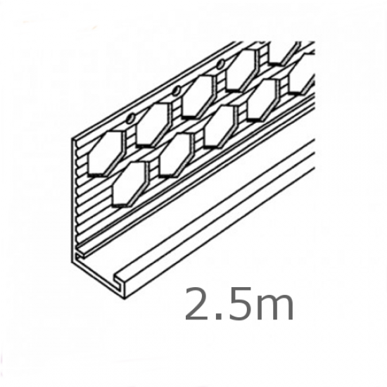 uPVC External Render Stop Bead - Render depth 12-22mm uPVC External Render Stop Bead - Render depth 12-22mm