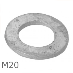 Standard Round Washers M20 - box of 25 Standard Round Washers M20 - box of 25