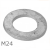 Standard Round Washers M24 - box of 25