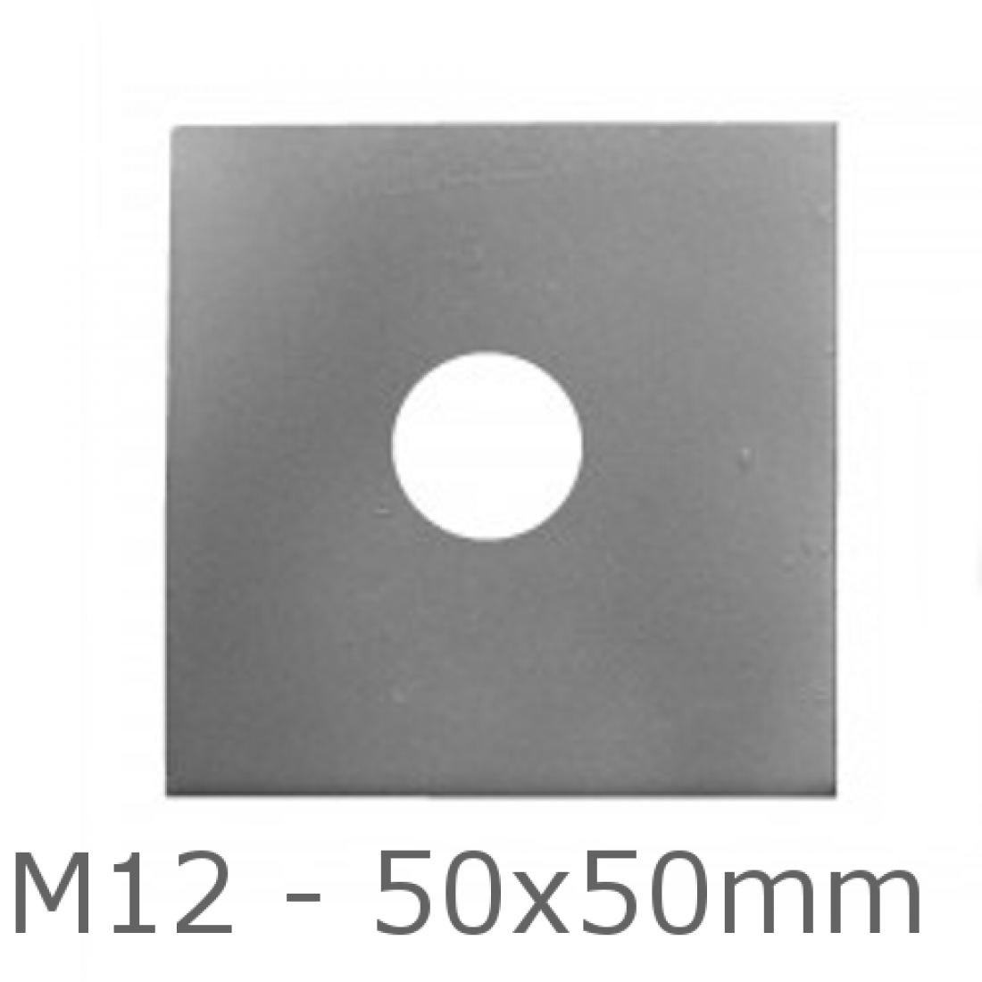 Bright Zinc plated Square Plate Washers M12 box of 100