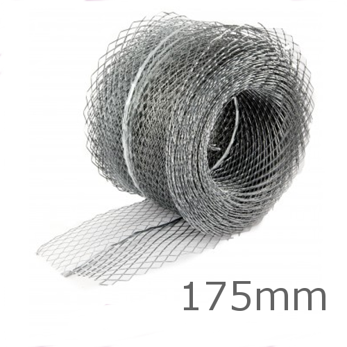 175mm Galvanised Coiled Mesh Lath - 20m length