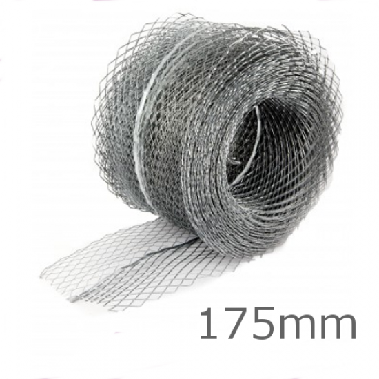 175mm Galvanised Coiled Mesh Lath - 20m length 175mm Galvanised Coiled Mesh Lath - 20m length