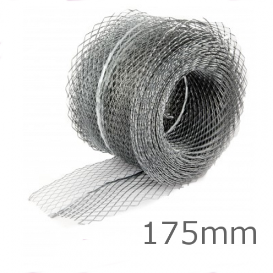 175mm Stainless Steel Coiled Mesh Lath - 20m length