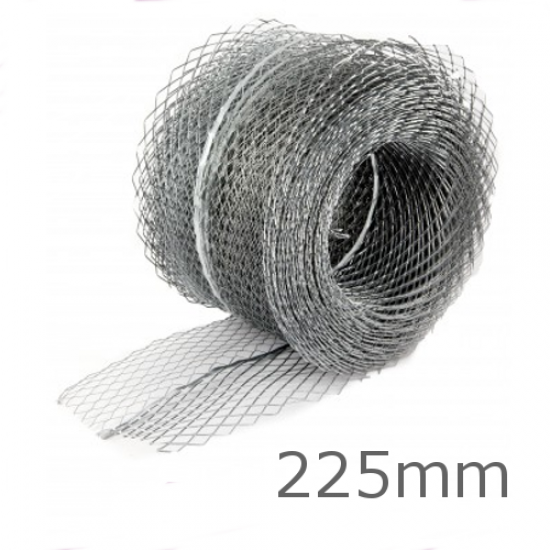 225mm Stainless Steel Coiled Mesh Lath - 20m length 225mm Stainless Steel Coiled Mesh Lath - 20m length