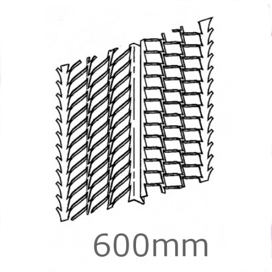 600x2500mm Stainless Steel Rib Lath Sheet