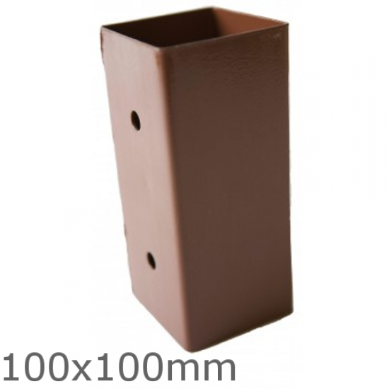 100x100mm Galvanised powder coated Fence Post Extender 100x100mm Galvanised powder coated Fence Post Extender