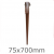 75x75mm Spiked Post Shoe - length 700mm