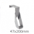 47x200mm - R115mm Masonry Return Hanger