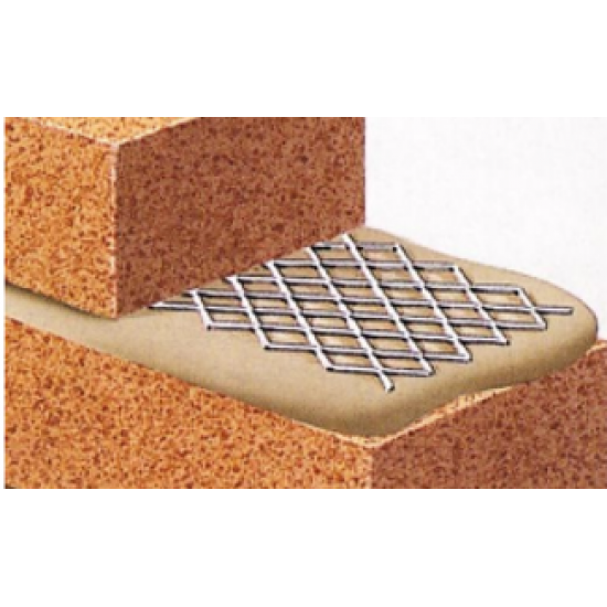 63mm Stainless Steel Coiled Mesh Lath - 20m length 63mm Stainless Steel Coiled Mesh Lath - 20m length