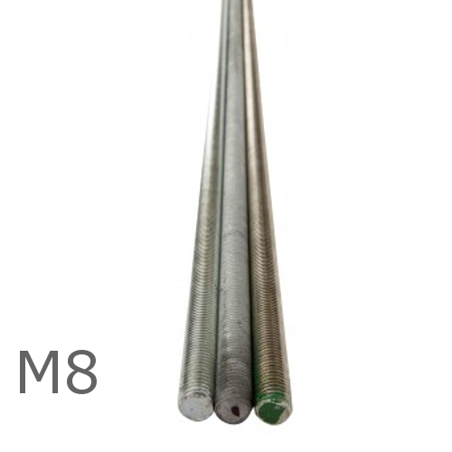 M8 Zinc Plated Studding