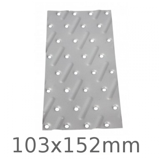 103x152mm Galvanised Nail Plate - box of 50