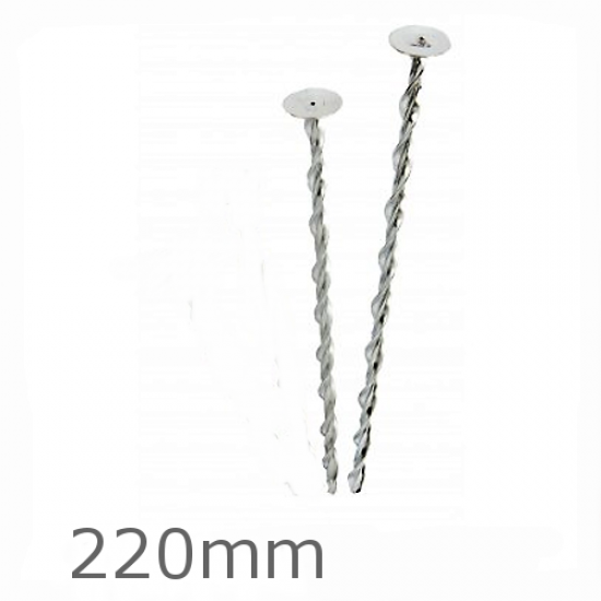 220mm Helical Flat Roof Fixing for 151-181mm panels 220mm Helical Flat Roof Fixing for 151-181mm panels