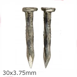 30x3.75mm Galvanised Square Twist Nails - 1kg Bag