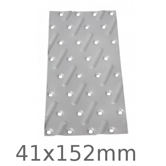 41x152mm Galvanised Nail Plate - box of 50