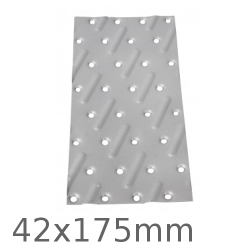 42x175mm Galvanised Nail Plate - box of 100 42x175mm Galvanised Nail Plate - box of 100