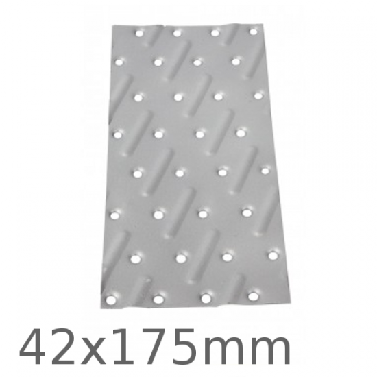 42x175mm Galvanised Nail Plate - box of 100