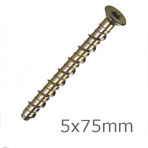 10x Concrete Masonry Bolts Outdoor Rated Frame Fixing Thunderbolts M8 x 75mm 