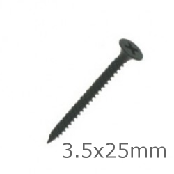 Drywall Screws 3.5x25mm - box of 1000 Drywall Screws 3.5x25mm - box of 1000
