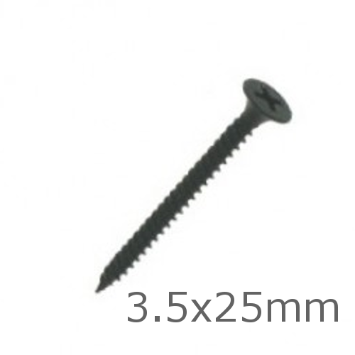 Drywall Screws 3.5x25mm - box of 1000