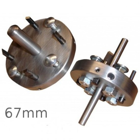 67mm Shear Plate Grooving and Dapping Tool 67mm Shear Plate Grooving and Dapping Tool