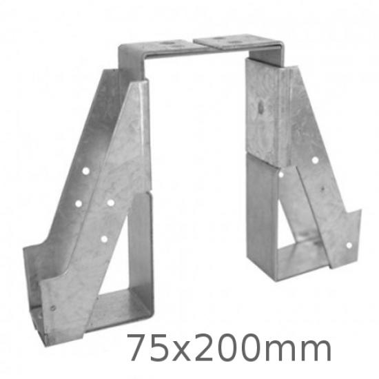 75x200mm Welded Straddle Hanger 100ST 75x200mm Welded Straddle Hanger 100ST