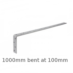Heavy Duty Restraint Strap 1000mm Bent 100mm Heavy Duty Restraint Strap 1000mm Bent 100mm