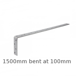 Heavy Duty Restraint Strap 1500mm Bent 100mm Heavy Duty Restraint Strap 1500mm Bent 100mm