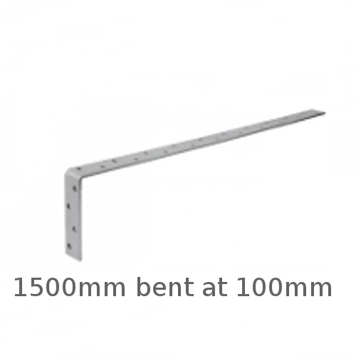 Heavy Duty Restraint Strap 1500mm Bent 100mm Heavy Duty Restraint Strap 1500mm Bent 100mm