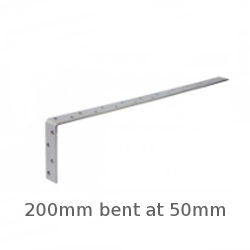Light Duty Restraint Strap 200mm Bent 50mm Light Duty Restraint Strap 200mm Bent 50mm