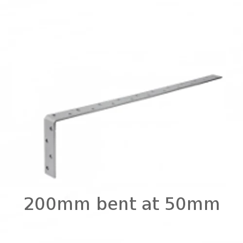 Light Duty Restraint Strap 200mm Bent 50mm Light Duty Restraint Strap 200mm Bent 50mm