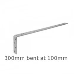 Light Duty Restraint Strap 300mm Bent 100mm