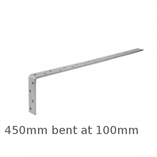 Light Duty Restraint Strap 450mm Bent 100mm Light Duty Restraint Strap 450mm Bent 100mm
