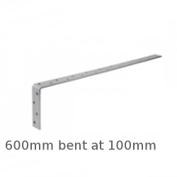 Heavy Duty Restraint Strap 600mm Bent 100mm Heavy Duty Restraint Strap 600mm Bent 100mm