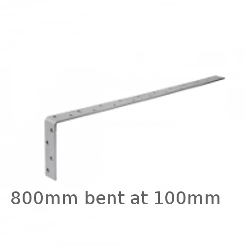 Heavy Duty Restraint Strap 800mm Bent 100mm Heavy Duty Restraint Strap 800mm Bent 100mm