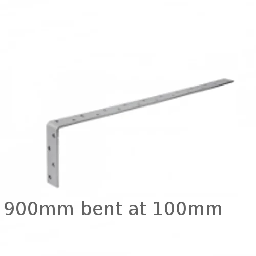 Heavy Duty Restraint Strap 900mm Bent 100mm Heavy Duty Restraint Strap 900mm Bent 100mm
