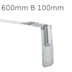 TRS Restraint Strap 600mm Bent 100mm