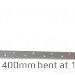 Heavy Duty Restraint Strap 1400mm Bent 150mm