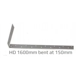 Heavy Duty Restraint Strap 1600mm Bent 150mm Heavy Duty Restraint Strap 1600mm Bent 150mm