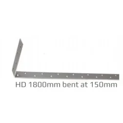 Heavy Duty Restraint Strap 1800mm Bent 150mm