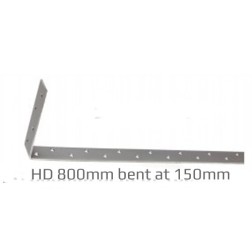 Heavy Duty Restraint Strap 800mm Bent 150mm