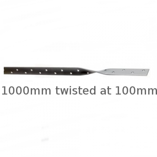 Light Duty Restraint Strap 1000mm Twisted 100mm