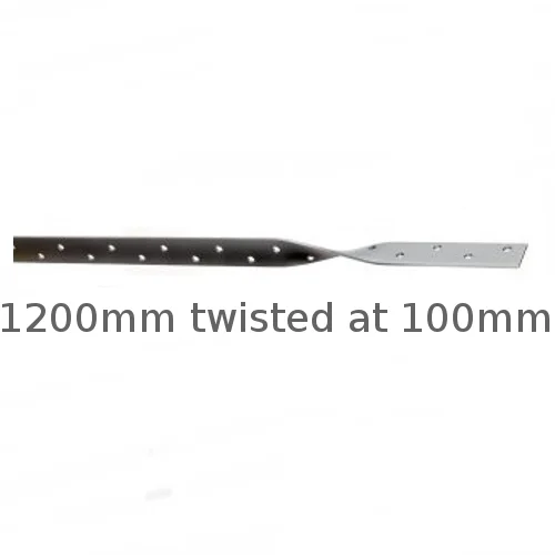 Light Duty Restraint Strap 1200mm Twisted 100mm Light Duty Restraint Strap 1200mm Twisted 100mm