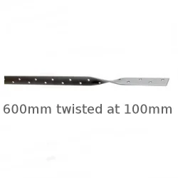 Light Duty Restraint Strap 600mm Twisted 100mm