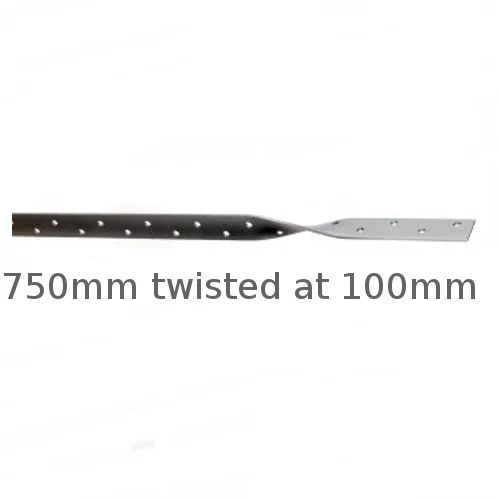 Light Duty Restraint Strap 750mm Twisted 100mm Light Duty Restraint Strap 750mm Twisted 100mm