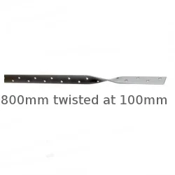 Light Duty Restraint Strap 800mm Twisted 100mm