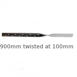 Light Duty Restraint Strap 900mm Twisted 100mm