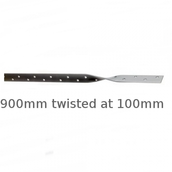 Light Duty Restraint Strap 900mm Twisted 100mm Light Duty Restraint Strap 900mm Twisted 100mm